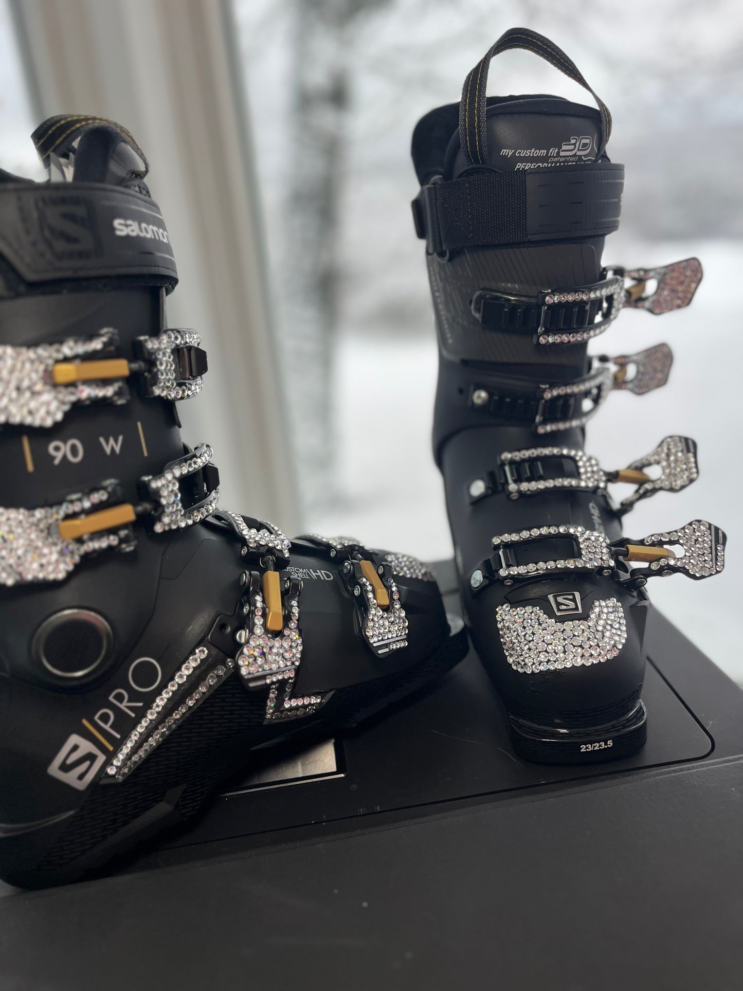 Custom Swarovski Ski Boots