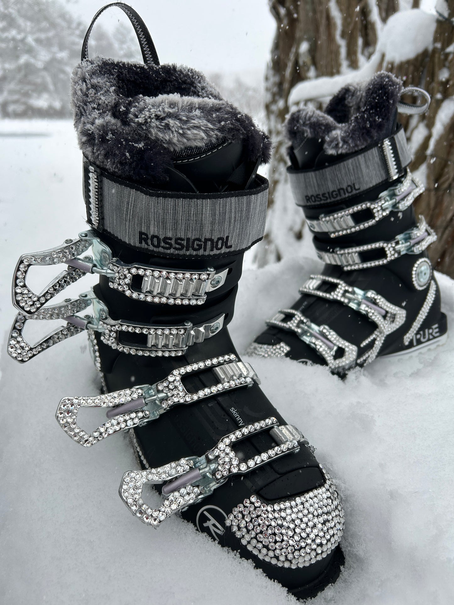 Custom Swarovski Ski Boots