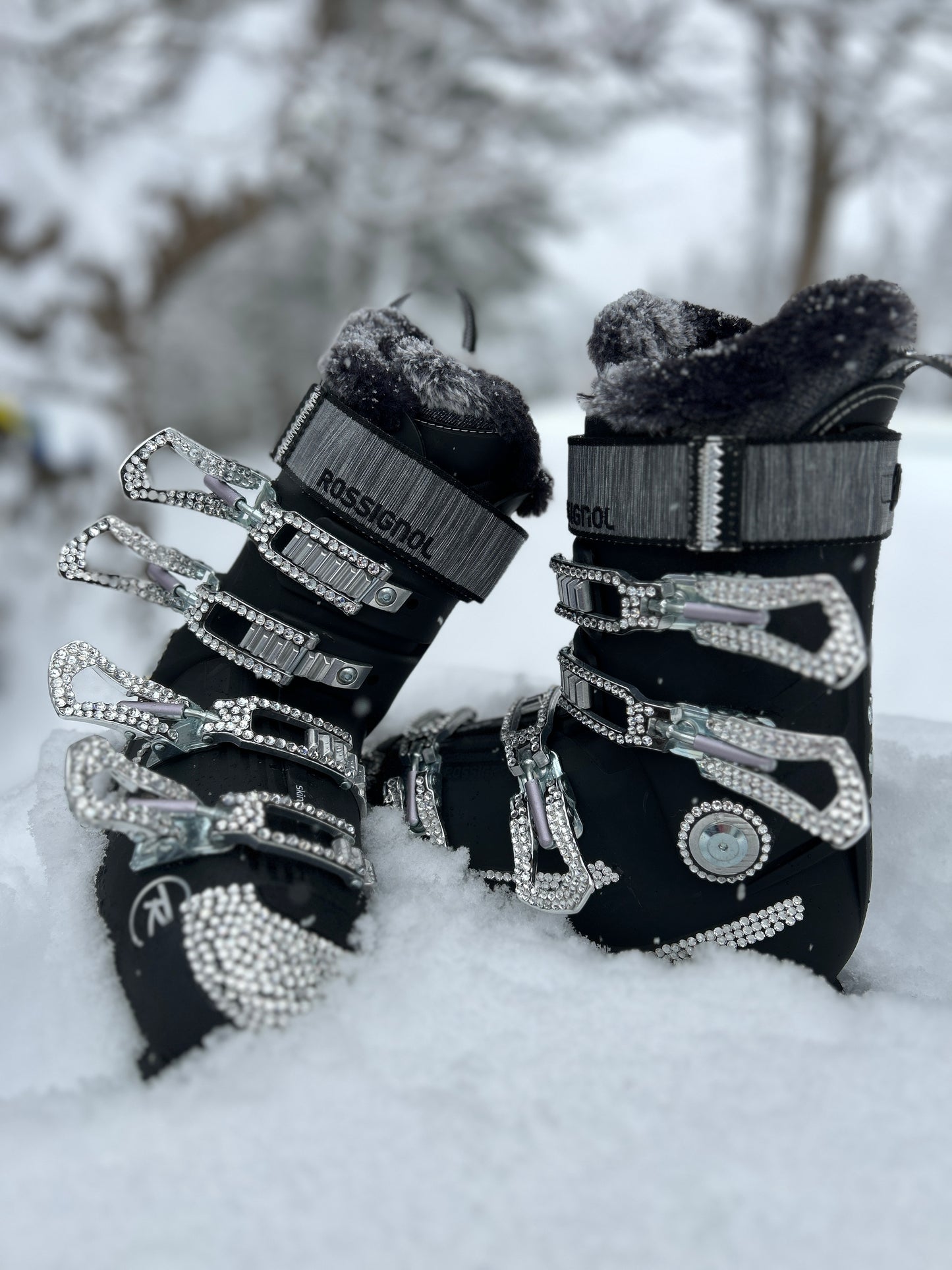 Custom Swarovski Ski Boots