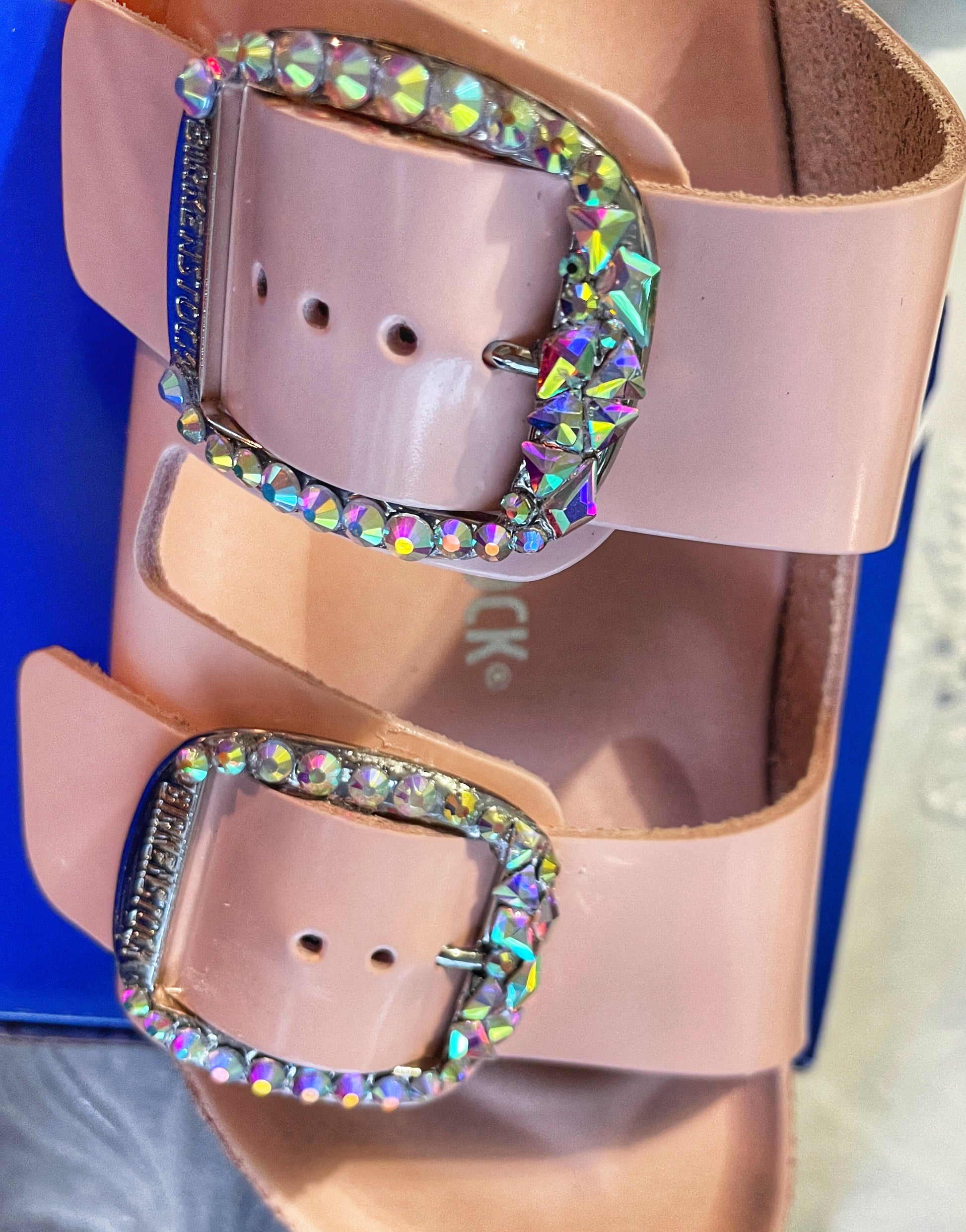 Big Buckle Bedazzled Birkenstock Multicolor