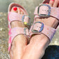 Pink Big Buckle Birkenstock with Embellished Buckles