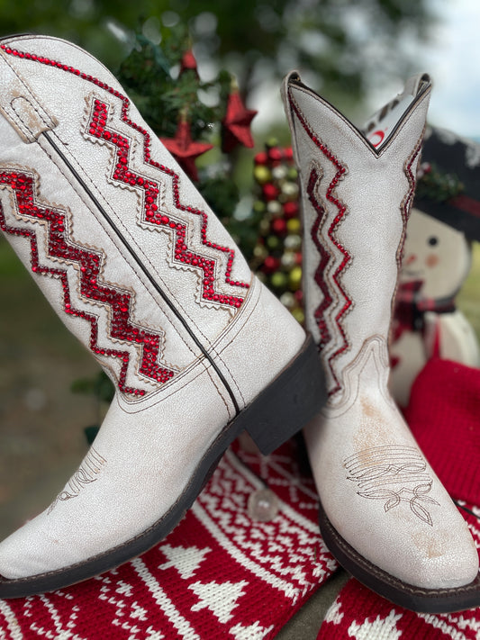 Laredo Wedding Cowboy Boots, Western Boots for Women, Sparkle Cowboy Boots