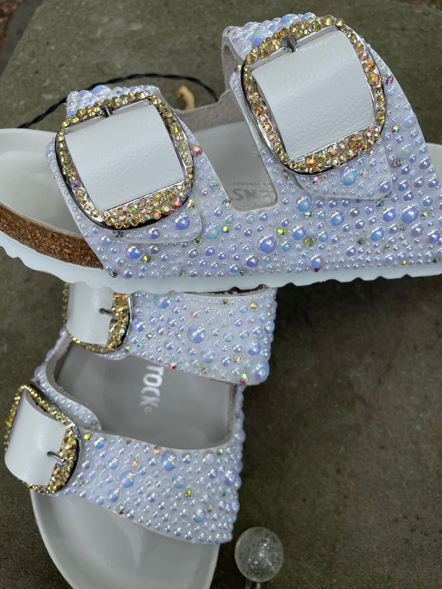 Big Buckle Bedazzled Birkenstock Multicolor