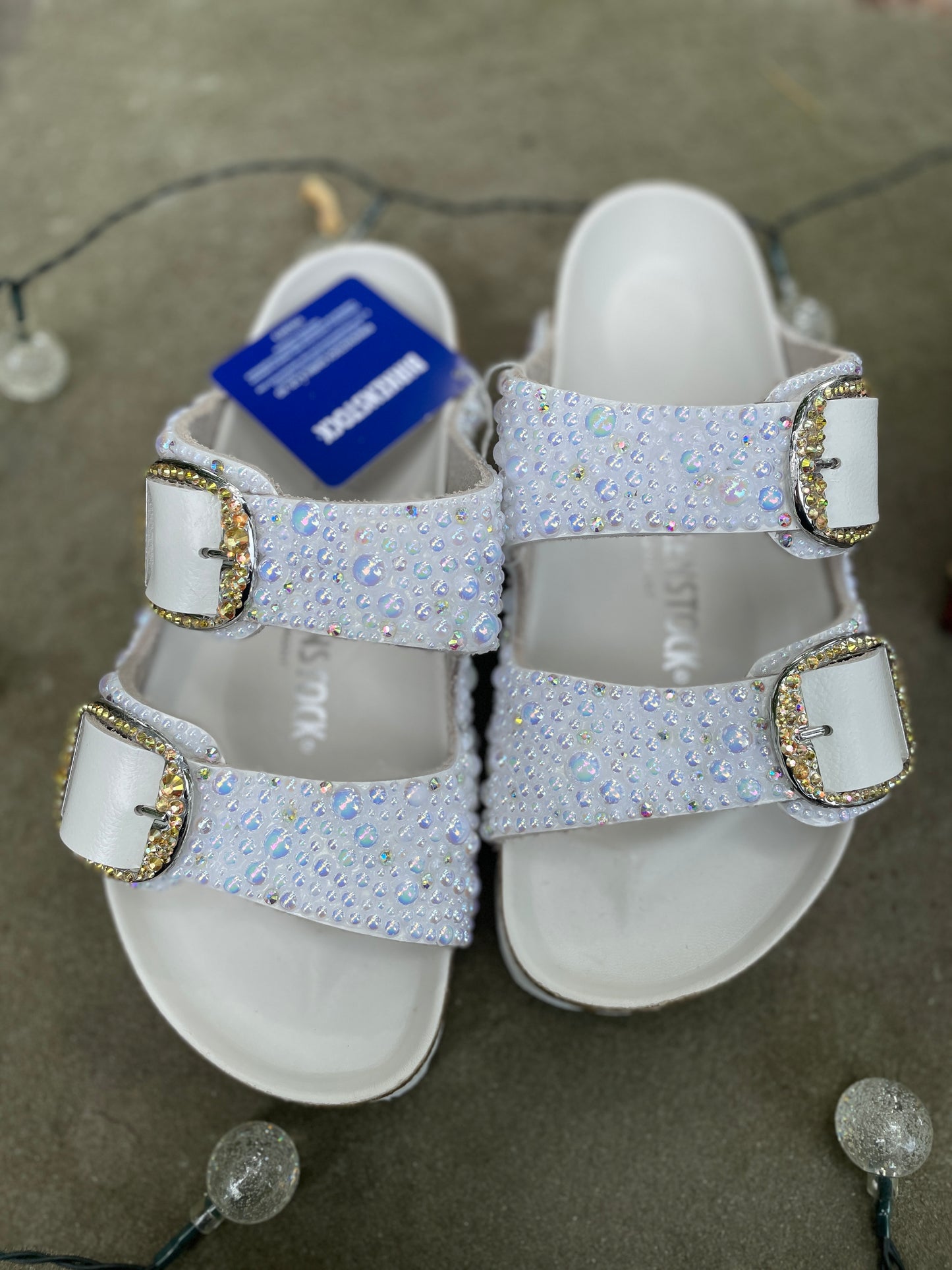 Big Buckle Bedazzled Birkenstock Multicolor
