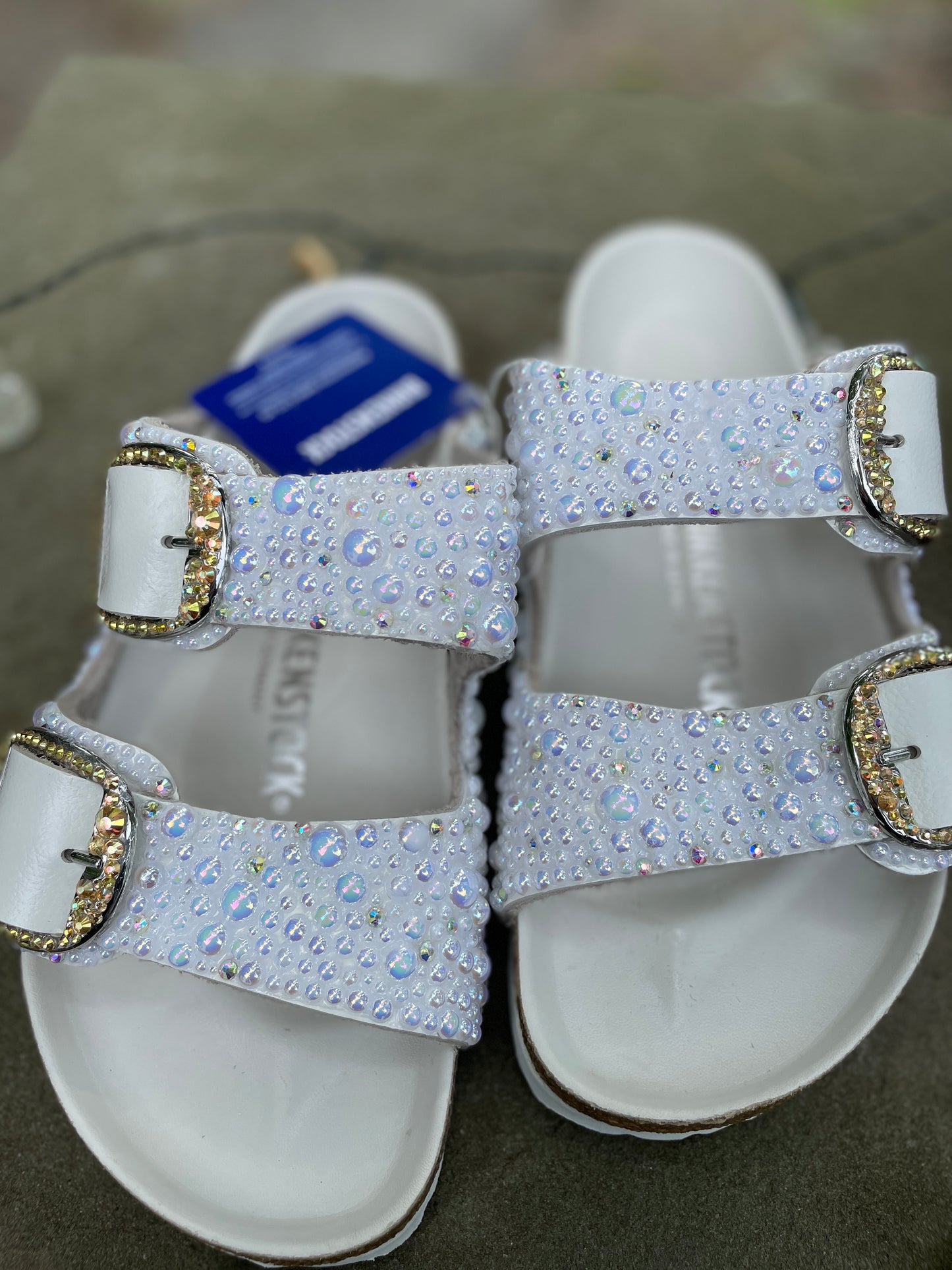 Big Buckle Bedazzled Birkenstock Multicolor