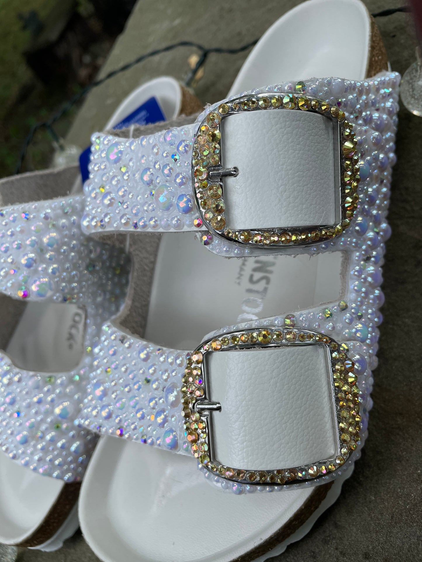 Big Buckle Bedazzled Birkenstock Multicolor