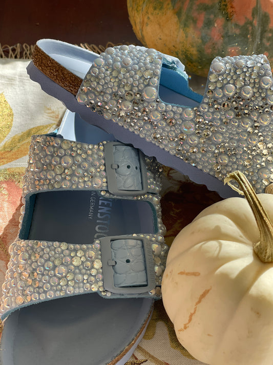 Blue Bridal Birkenstock Arizona