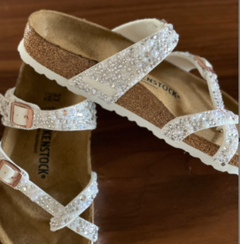 Bridal Crystal Birkenstock Mayari