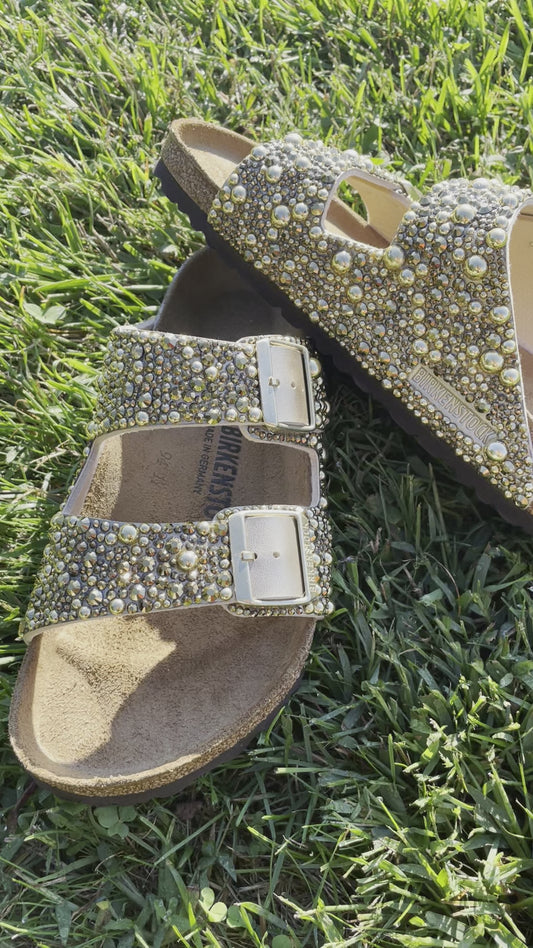Bedazzled Gold Birkenstock